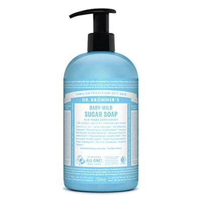 Abbildung von Dr. Bronner ́s BIO Sugar SOAP 355ML Duschgel, Damen, Größe: 355 ml, Baby mild