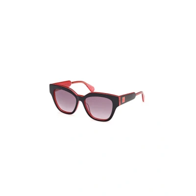 Abbildung von MAX&amp;Co. Sonnenbrille, Damen, Größe: One Size, Glossy black smoke gray gradient