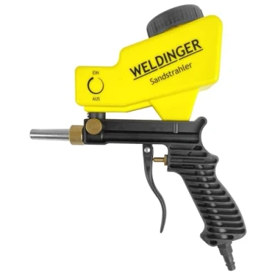 Abbildung von WELDINGER Druckluft Sandstrahlpistole mit Tank