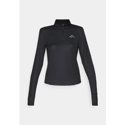 Abbildung von Nike Performance Trail Midlayer Langarmshirt, Damen, Größe: Large, Black