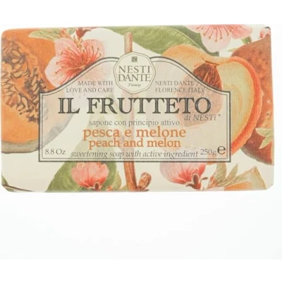 Abbildung von Nesti Dante Il Frutteto Peach &amp; Melon 250 g (Handseife aus natürlichen Inhaltsstoffen, lang anhaltender Duft, Seife) 664103