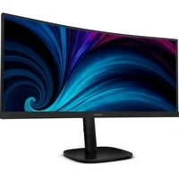 Abbildung von Philips 34B2U3600C 34 Zoll WQHD Curved Monitor, höhenverstellbar, Lautsprecher (3440x1440, 120 Hz, 1x HDMI 2.0, DP 1.2, USB C (90W PD), Hub, RJ45) schwarz