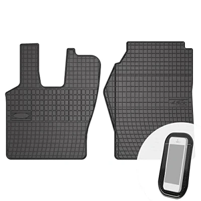 Abbildung von Gummimatten Auto Fußmatten Gummi Automatten Passgenau 2 teilig Set passend für Scania R G ab 2004