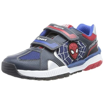 Abbildung von Geox Marvel Spiderman Tuono BOY Sneaker low für Kinder, Größe: 34, Navy/red Schuhe