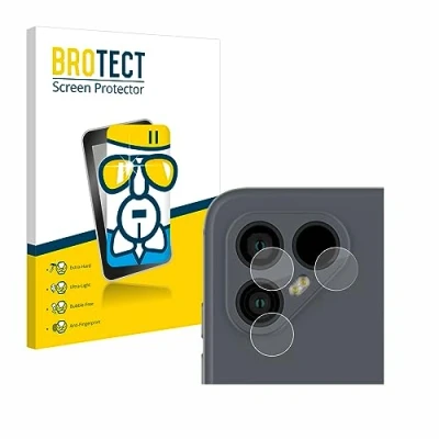Abbildung von BROTECT Schutzglas für Fairphone 4 (NUR Kameraschutz) Schutzfolie Panzer Folie Glas [Extrem Kratzfest 9H, Anti Fingerprint, Ultra Transparent]