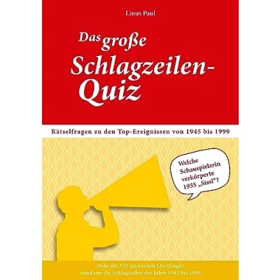 Abbildung von Das große Schlagzeilen Quiz für Senioren. Gedächtnistraining Senioren, Spaß macht. spannende Spiel Senioren mit Fragen zu Top Ereignissen