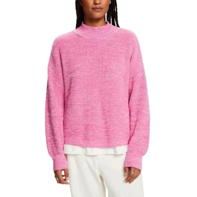 Abbildung von Esprit Strickpullover Pink fuchsia, Damen, Größe: XS, fuchsia