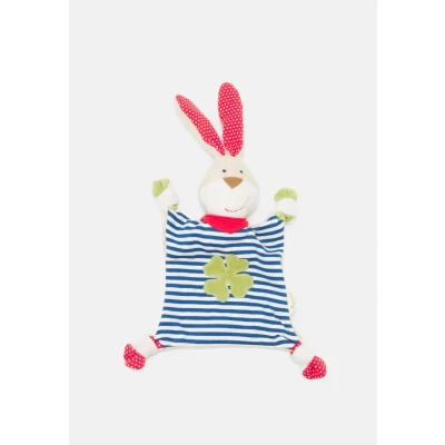 Abbildung von sigikid HASE MIT Kleelatt Kuscheltuch für Kinder, Größe: One Size, Blau