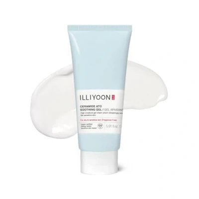 Abbildung von ILLIYOON Ceramide Ato Beruhigungsgel 175ml, Feuchtigkeitsspendende, kühlende Gel Lotion für trockene und müde, empfindliche Haut, sanft Kinder Erwachsene, Vegan, Parfümfrei