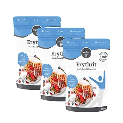 Abbildung von BFF Kristalline Streusüße 100% Erythrit 3x400g (1200g)