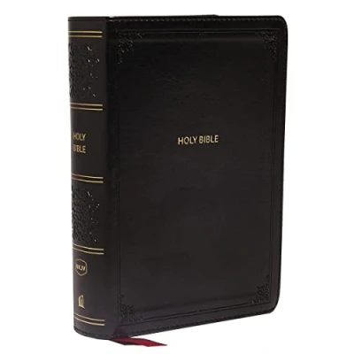 Abbildung von NKJV, End of Verse Reference Bible, Compact, Leathersoft, Black, Red Letter, Comfort Print: Holy New King James Version