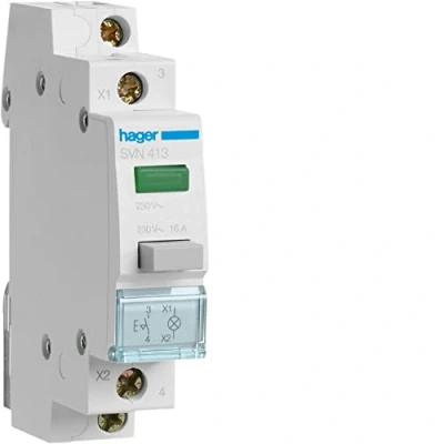 Abbildung von Hager SVN413, 230 V, 50 60 Hz, 16 A, 17,5 mm, 83 mm