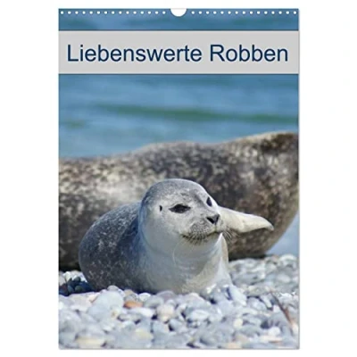 Abbildung von Liebenswerte Robben (Wandkalender 2025 DIN A3 hoch), CALVENDO Monatskalender