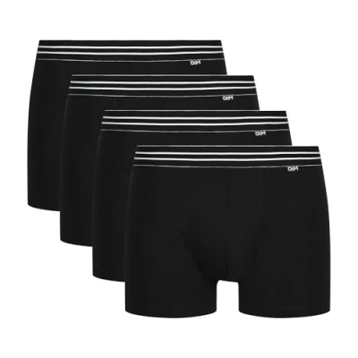 Abbildung von DIM ECO 4 PACK Panties, Herren, Größe: Large, Noir