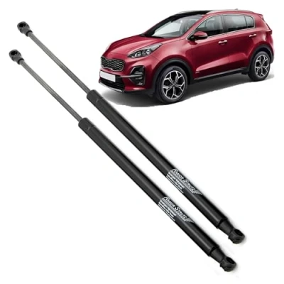 Abbildung von Ramor Strutz 2x Gasfeder Dämpfer Heckklappe Kompatibel mit Kia Sportage QL, QLE 2015 2021. Gasdruckfeder Heckklappendämpfer Ersatz für 81770F1000 und Andere.