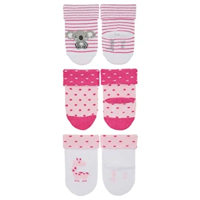Abbildung von Sterntaler Baby Jungen Söckchen 3er Pack Koala Socken, Weiss, 18
