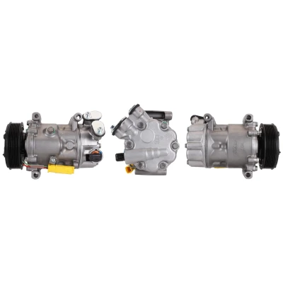 Abbildung von LUCAS ACP01028 Kompressor PAG 46 R 134a mit Dichtungen PEUGEOT: 308 I Schrägheck, CC, 508 Limousine, CITROËN: C4 II C5 III Kombi