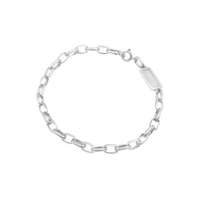 Abbildung von Kuzzoi Basic Chain Armband, Herren, Größe: 19, Silber