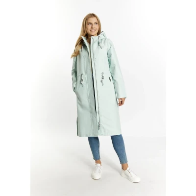 Abbildung von Schmuddelwedda Regenjacke / wasserabweisende Jacke, Damen, Größe: 36, Pastellmint