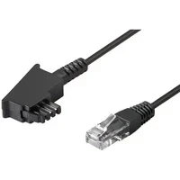 Abbildung von Goobay 51233 TAE F auf RJ45 Kabel für DSL/ADSL/VDSL Router, 3m Audio &amp; Video