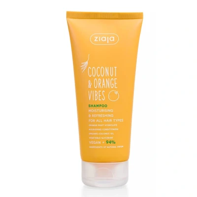 Abbildung von Ziaja Coconut and Orange Vibes Feuchtigkeitsspendendes Shampoo, 200 ml