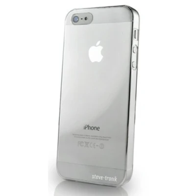 Abbildung von steve tronik Schutzhülle kompatibel mit iPhone 5 5S 5SE Premium Hardcase Klar / Transparent Hülle Cover