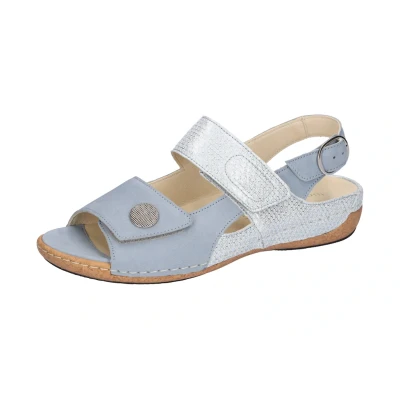 Abbildung von Waldläufer Sandale &quot;HELIETT&quot;, Sommerschuh, Klettschuh, Keilabsatz, in Komfortweite H (= sehr weit)