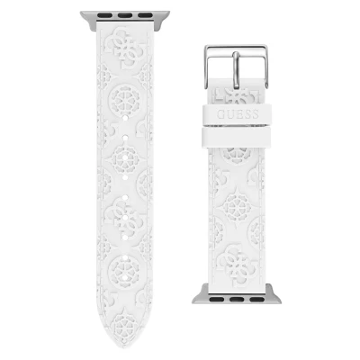 Abbildung von Guess Apple BAND (38MM40MM) Uhren Zubehör, Damen, Größe: One Size, White