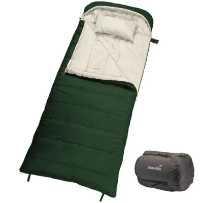 Abbildung von Skandika Deckenschlafsack Oppdal, Kompakt, leicht, rechteckig, bis 7 C, 230 x 90 cm