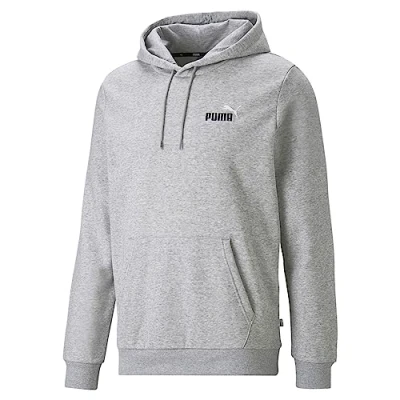 Abbildung von Puma ESS 2 COL Small LOGO FL Sweatshirt, Herren, Größe: Large, Light gray heather