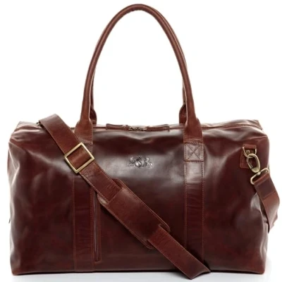 Abbildung von SID &amp; VAIN Weekender Travel YALE ZIP XL Holdall Reisetasche brauncognac, Größe: One Size, Braun cognac