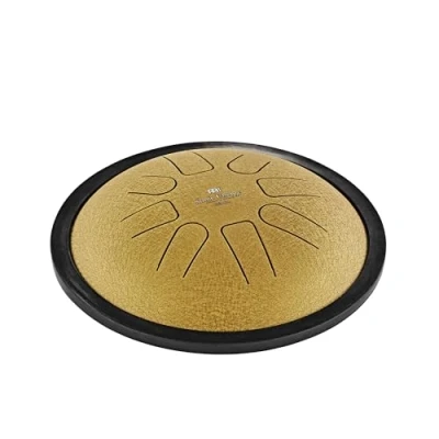 Abbildung von Sonic Energy 7 Zoll Zungentrommel C Moll, 8 Töne Für Meditation, Yoga, Kinder Inkl. Schlägel und Tasche Gold (SSTD3G)