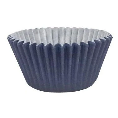 Abbildung von 12 Muffinförmchen: Marineblau / Muffin Cases: Navy Blue