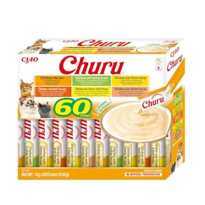 Abbildung von INABA Churu Sortenbox Huhn Kattegodbidder 60 x 14g