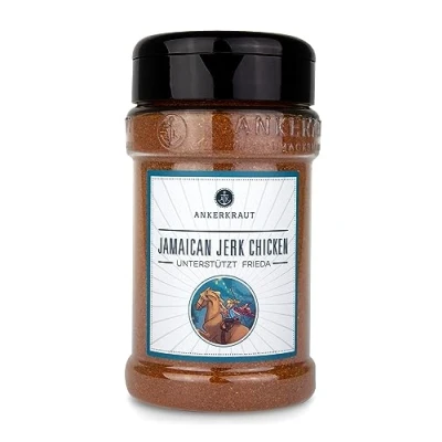 Abbildung von Ankerkraut Jamaican Jerk Chicken, BBQ Rub, 200g im Streuer, Exotischer Insel Geschmack für Hähnchen, Lecker Zu Hause Kochen am Grill, Premium Qualität