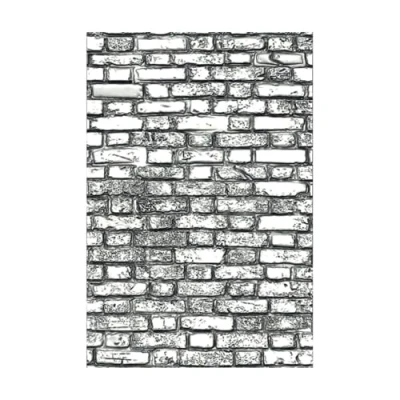 Abbildung von Sizzix 3 D Impresslits Embossing Folder Mini Brickwork 665462 Tim Holtz (10 21)