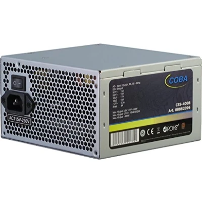 Abbildung von Inter Tech Coba CES 400B 80+ Strømforsyning (intern) ATX12V 2.3 80 PLUS Bronze AC 115/230 V 400 Watt aktiv PFC