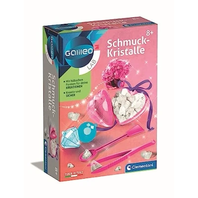 Abbildung von Clementoni® Experimentierkasten Galileo, Schmuckkristalle, Made in Europe