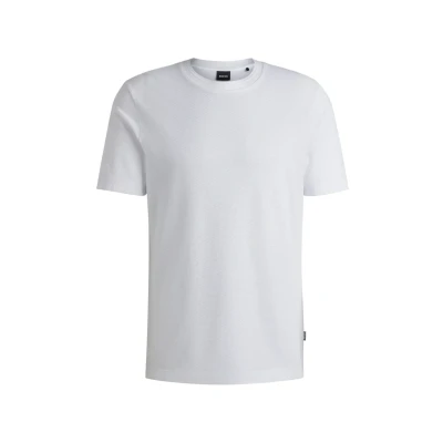 Abbildung von BOSS Tiburt Tshirt basic, Herren, Größe: Small, White