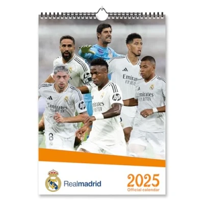 Abbildung von 2025 Calendar Real Madrid FC Month to View A3 Football Official Product