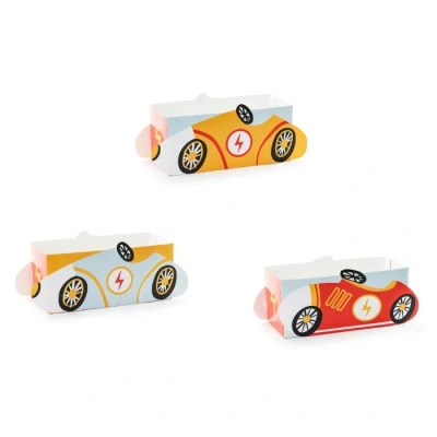 Abbildung von Snack Tabletts Race Cars (3 Stk.)