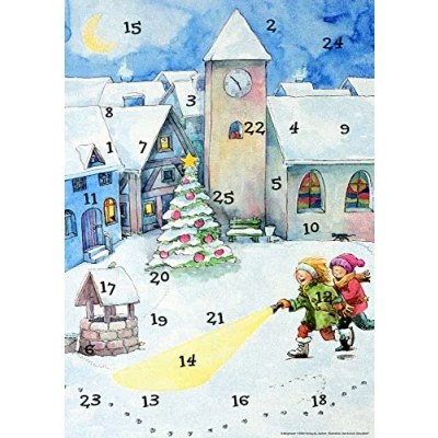 Abbildung von Lena und die Weihnachtsdetektive: Fensterbild Adventskalender mit Begleitheft: Begleitheft, ab 8 Jahre