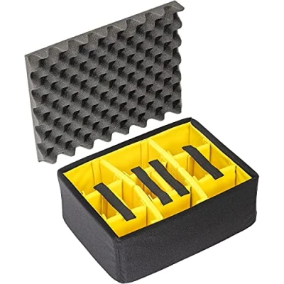 Abbildung von Peli 1507AIRDS Set gepolsterte Trennwände, Original Air Case Zubehör, Kompatibel 1507, Farbe: Schwarz