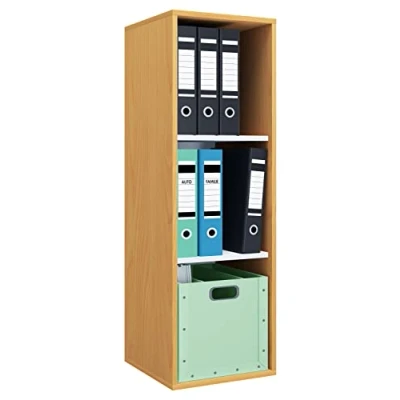 Abbildung von VCM Aktenregal Holz Büro Regal Bücher Ordner Lona l 3f, 1 tlg.