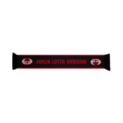 Abbildung von AC Milan Adult Unisex, Acryl, Schal Forza Lotta Vincerai, offizielles Produkt, Einheitsgröße