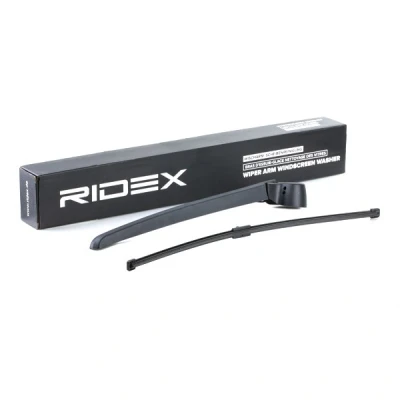 Abbildung von Wischarm, Scheibenreinigung Ridex 301W0108 hinten mit integriertem Wischblatt, Kappe AUDI: A4 B8 Avant, Allroad