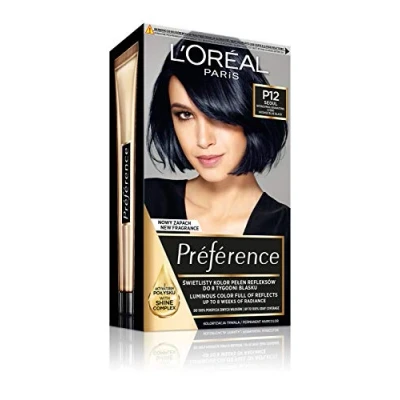 Abbildung von L&#039;Oreal Paris Feria Preference P12 Blue Black Pearl Haar Farbe