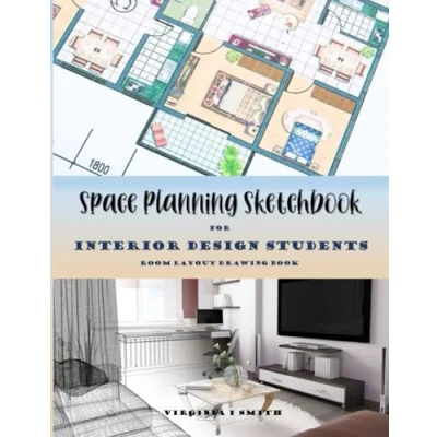 Abbildung von Space Planning Sketchbook for Interior Design Students: Room Layout Drawing Book