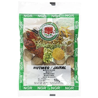 Abbildung von Ngr Muskatnuss, ganz, 100g, 2er Pack (2 x 100 g Packung)