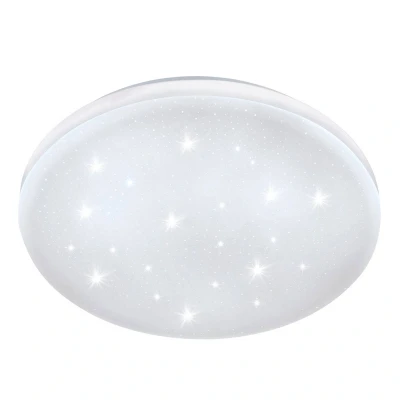 Abbildung von Eglo 97877 LED Deckenleuchte FRANIA S mit Kristallen weiß Ø28cm H:7cm